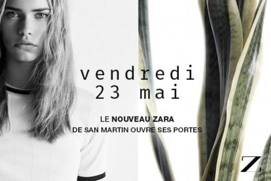 Le nouvea Zara ouvrira ses portes le 23 mai.